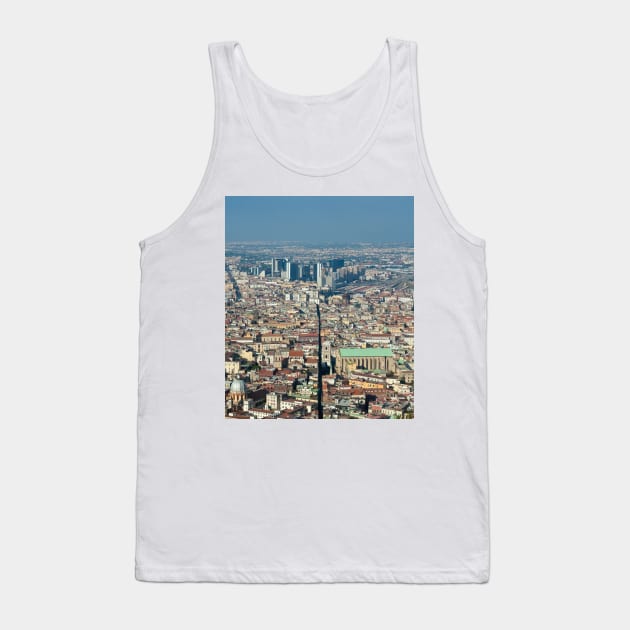 Panorama of Naples Tank Top by Parafull